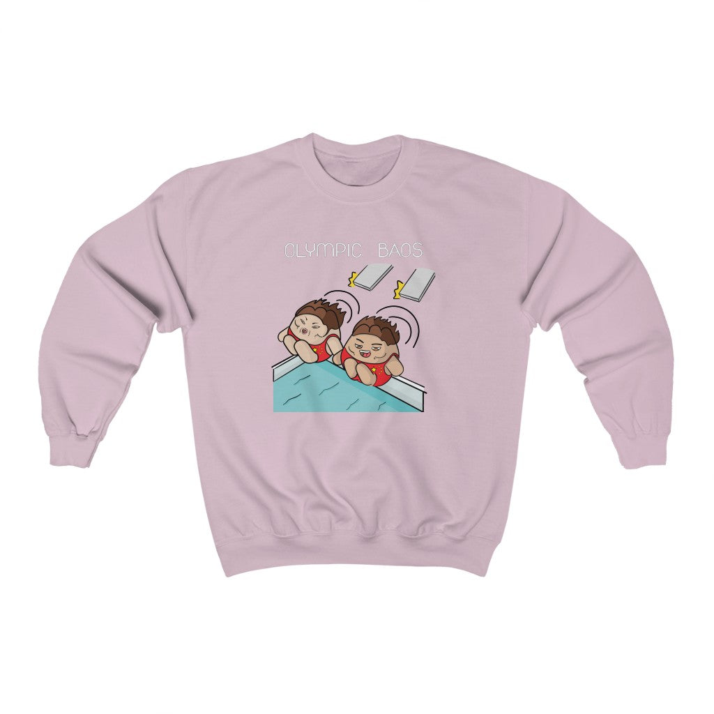 Olympic Baos - Synchronised Divers Sweater (Big Design)