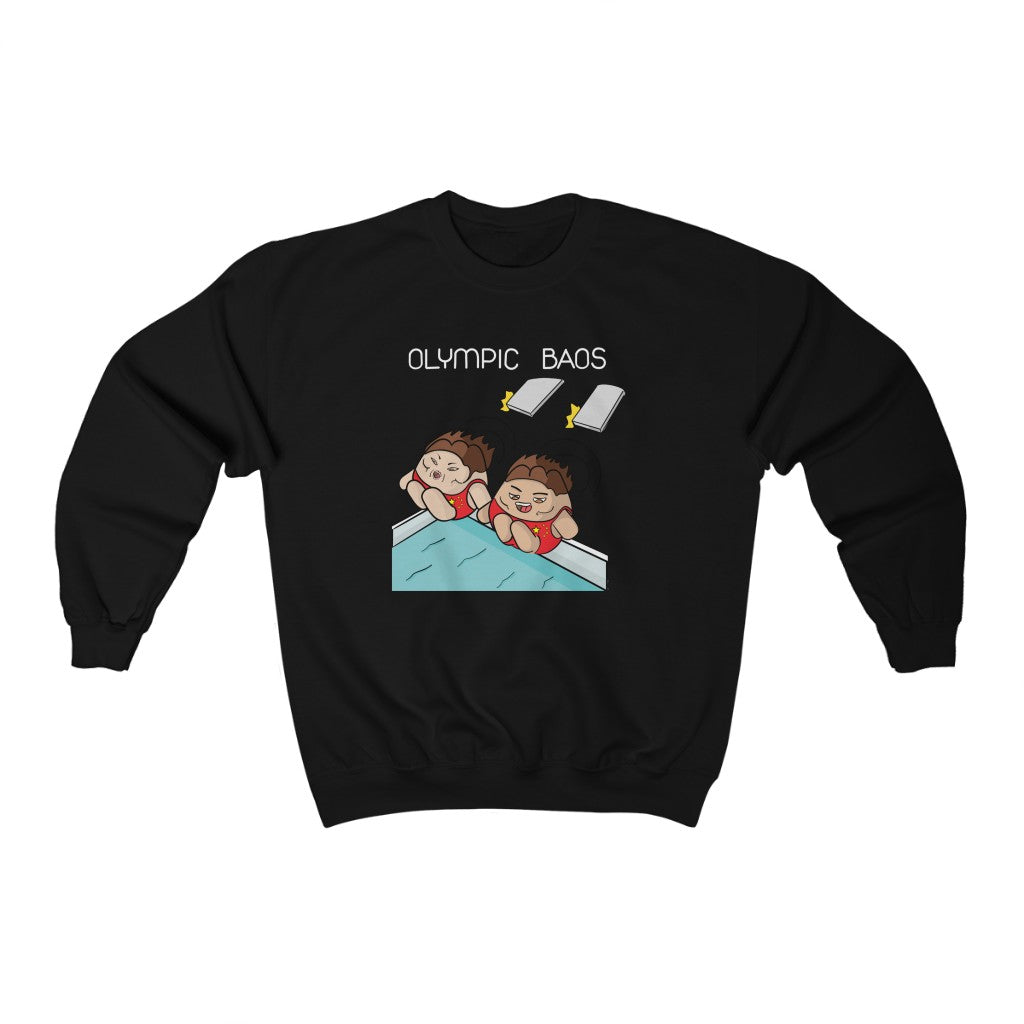 Olympic Baos - Synchronised Divers Sweater (Big Design)